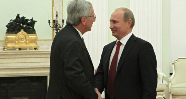 Юнкер обсудит с Путиным тему санкций